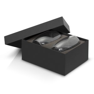 The Trends Collection Tivoli Double Wall Glass Set is an exquisite set of 2 x 410ml double wall glasses. Black Box. Great branded corporate gifts.