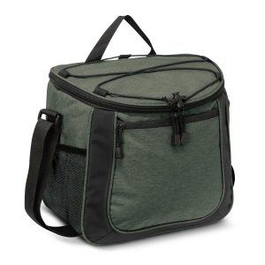 The Trends Collection Aspiring Cooler Bag is an elite cooler bag with zip closure and elastic lacing.  In Grey.  Great branded corporate cooler bags.