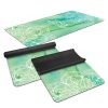 The Trends Collection Mantra Yoga Mat is a stylish yoga mat with 2mm rubber base and microfibre surface.  Sublimated full colour branding.  Great yoga mats.