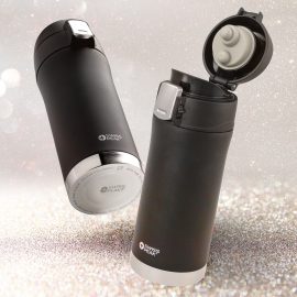 The Trends Collection Swiss Peak Elite Copper Vacuum Mug is a premium double wall stainless steel coffee mug. Print or engrave.  Great branded vacuum mugs.