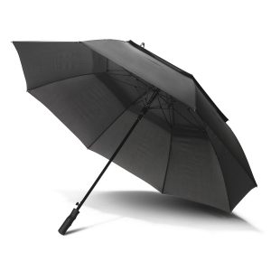 The Trends Collection Swiss Peak Tornado Storm Umbrella is a 8 panel umbrella with auto opening. Black. Great premium storm umbrellas.
