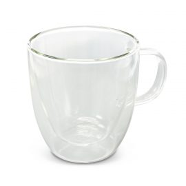 The Trends Collection Riviera Double Wall Glass Cup is a crystal clear, double walled 310ml cup.  Printed or etched.  Great branded double wall glass cups.