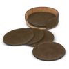 116581 Trends Collection Sirocco Coaster Set – Dark Brown – Promotrenz