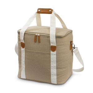 The Trends Collection Canvas Cooler Bag is an impressive large cooler bag. Heavy cotton canvas outer. Beige. Great branded corporate cooler bags.