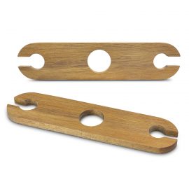 The Trends Collection Marlborough Wine Glass Holder is an elegant wine glass holder made from acacia wood.  Holds 2 glasses.  Great branded wine products.