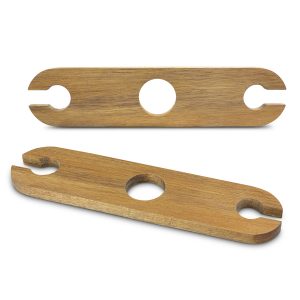The Trends Collection Marlborough Wine Glass Holder is an elegant wine glass holder made from acacia wood. Holds 2 glasses. Great branded wine products.