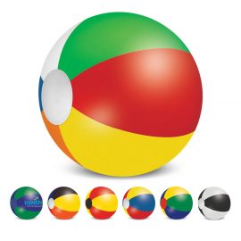The Trends Collection Beach Ball 60cm is a mix and match coloured beach ball.  6 sizes available.  Screen printed.  Great branded summer promo products.