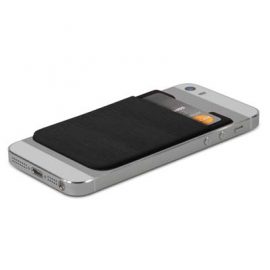 The Trends Lycra Phone Wallet is a soft, stretchy lycra wallet.  Black. 1 colour print.  Great branded phone wallets for your clients.