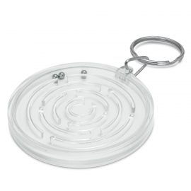 The Trends Collection Puzzle Key Ring is a novel anti stress key ring with puzzle.  In White.  Great branded practical key rings for your clients.