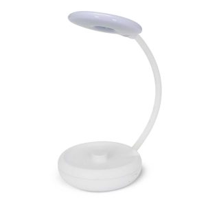 The Trends Collection Avanza Lamp is a compact personal multifunction lamp that can fold away.  White.  Great branded promotional lamp products.