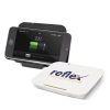 The Trends Collection Lynx Wireless Charging Stand is a compact wireless phone charging stand.  White or Black.  Great branded wireless charging promo products.