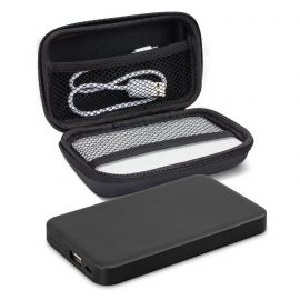 The Trends Collection Photon Wireless Power Bank is the future of power banks with 4000mAh of power storage.  Black or White.  Great branded power banks.
