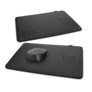 The Trends Collection Davros Wireless Charging Mouse Mat is a futuristic mouse mat that has built in wireless phone charger. Multiple branding options