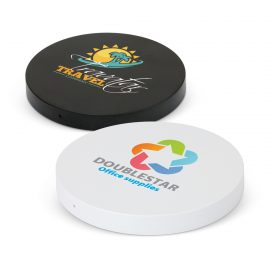 The Trends Collection Vector Wireless Charger is a next generated 5 Watt wireless phone charger.  Black or White.  Great branded wireless chargers.
