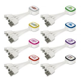 The Trends Collection Zodiac Charging Cable is a trendy mobile charging cable which can charge most phones.  8 colours.  Great branded charging cables.