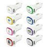 The Trends Collection Zodiac Car Charger is a dual car charger that will charge 2 phones.  8 coloured rings.  Great branded car charger promo products.