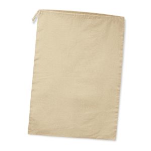 The Trends Collection Drawstring Laundry Bag is a laundry bag made from unbleached natural cotton.  Eco friendly.  Great branded drawstring bags.