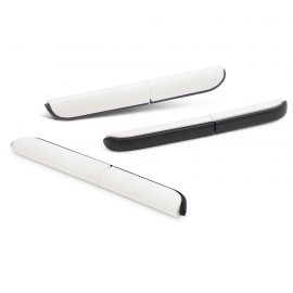 The Trends Collection Compact Scissors is a handy set of scissors.  Compact case.  Branding on scissors and case.  Great branded practical stationery products.