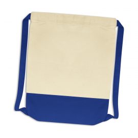 The Trends Collection Reno Cotton Drawstring Bag is a sturdy 2 tone drawstring bag.  220gsm unbleached cotton canvas.  Great branded drawstring bags.