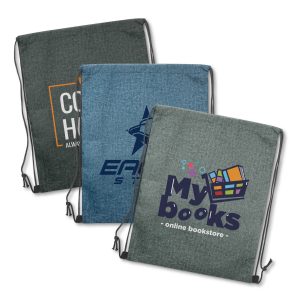 116856 Trends Collection Tampa Heather Drawstring Backpack The Trends Collection Tampa Heather Drawstring Backpack is an affordable drawstring heather backpack. 3 colours. Great branded heather drawstring backpacks.