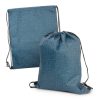 116856 Trends Collection Tampa Heather Drawstring Backpack – Blue