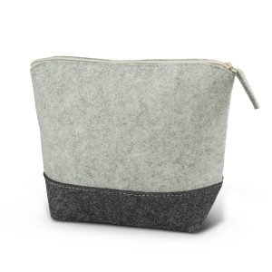 The Trends Collection Cassini Cosmetic Bag is a medium 2 tone cosmetic bag. Poly-felt Grey. Great branded cosmetic bags for your beauty customers.