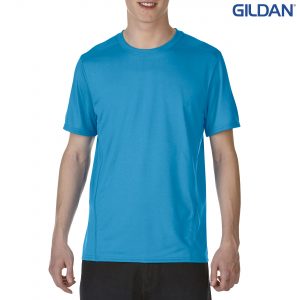 The Gildan Performance Adult Tech T-Shirt is an active fit, polyester adult tee.  XS - 3XL.  7 colours.  Great branded performance tees from Gildan.