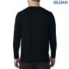 47400 Gildan Performance Adult Long Sleeve Tech Tee – Black