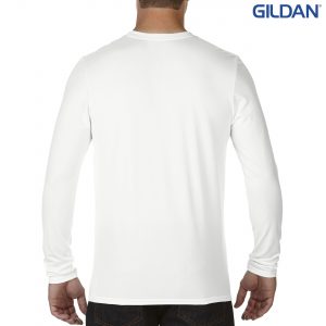 The Gildan Performance Adult Long Sleeve Tech Tee is an active fit, 159gsm polyester long sleeve tee. 3 colours. Great branded