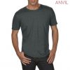 6750 Anvil Tri Blend Adult Combed Ring Spun Tee – Heather Dark Grey