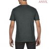 6750 – Anvil Tri Blend Adult Combed Ring Spun Tee – Heather Dark Grey