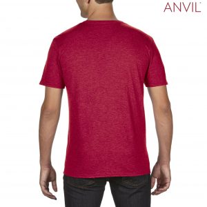 The Anvil Tri Blend Adult Combed Ring Spun Tee is a 159gm2 pre shrunk 50% polyester tee. 6 colours. S - 3XL. Great branded polyester/cotton tees.