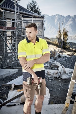 ZH535 Syzmik Unisex Hi Vis Segmented S/S Polo - Hoop Taped The Syzmik Unisex Hi Vis Segmented S/S polo is a 175gsm polyester hi vis polo shirt. 2 colour options. Great branded hi vis polos & workwear from Syzmik.