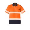 ZH535 Syzmik Unisex Hi Vis Segmented S/S Polo – Hoop Taped