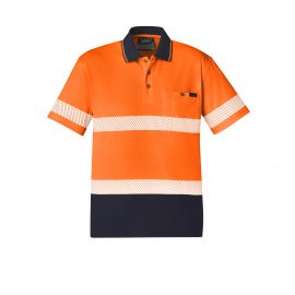 The Syzmik Unisex Hi Vis Segmented S/S polo is a 175gsm polyester hi vis polo shirt.  2 colour options.  Great branded hi vis polos & workwear from Syzmik.