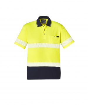 The Syzmik Unisex Hi Vis Segmented S/S polo is a 175gsm polyester hi vis polo shirt. 2 colour options. Great branded hi vis polos & workwear from Syzmik.
