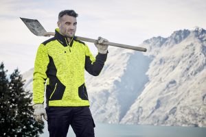The Syzmik Streetworx Reinforced 1/4 Zip Hoodie is a knitted polyester hoodie with contrast softshell panels.  Up to 7XL.  5 colours.  Great knitted hoodies.