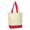 116873 Trends Collection Sedona Cotton Tote Bag – Red
