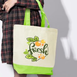 The Trends Collection Sedona Cotton Tote Bag is a classic two tone tote bag.  285gsm natural unbleached cotton.  6 colours.  Great branded cotton tote bags.