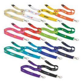 The Trends Collection Cotton Lanyard is a 20mm wide lanyard made from natural cotton.  14 colours.  Great branded cotton lanyards from Trends Collection.