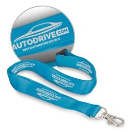 The Trends Collection Soft Touch Logo Lanyard is a 20mm wide polyester lanyard branded with soft touch silicone ink.  14 colours.  Great branded lanyards.