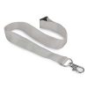116611 Trends Collection Soft Touch Logo Lanyard – Grey
