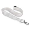 116611 Trends Collection Soft Touch Logo Lanyard – White