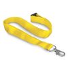 116611 Trends Collection Soft Touch Logo Lanyard – Yellow