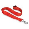116611 Trends Collection Soft Touch Logo Lanyard – Red