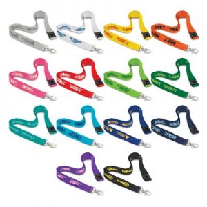 The Trends Collection 3D Logo Lanyard is a 20mm wide polyester lanyard with unique 3D branding. 14 colours. Great 3D branded lanyards.