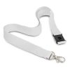 116612 Trends Collection 3D Logo Lanyard – White