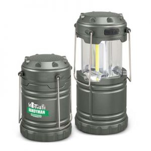 The Trends Collection Aurora Lantern Bluetooth Speaker is a robust lantern with bright light modules.  Built in speaker.  Great branded speaker products. 