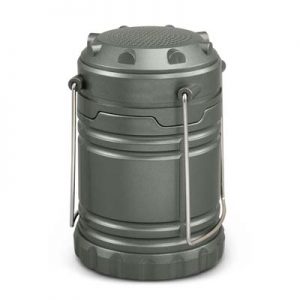 The Trends Collection Aurora Lantern Bluetooth Speaker is a robust lantern with bright light modules.  Built in speaker.  Great branded speaker products. 