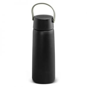 The Trends Collection Bluetooth Speaker Vacuum Bottle is a stylish 700ml double wall stainless bottle. Water resistant speaker. Great branded tech bottles.